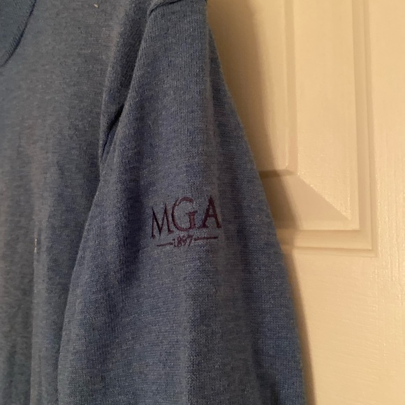 Vineyard Vines Navy Blue 1/4 Zip Size L - Picture 3 of 6